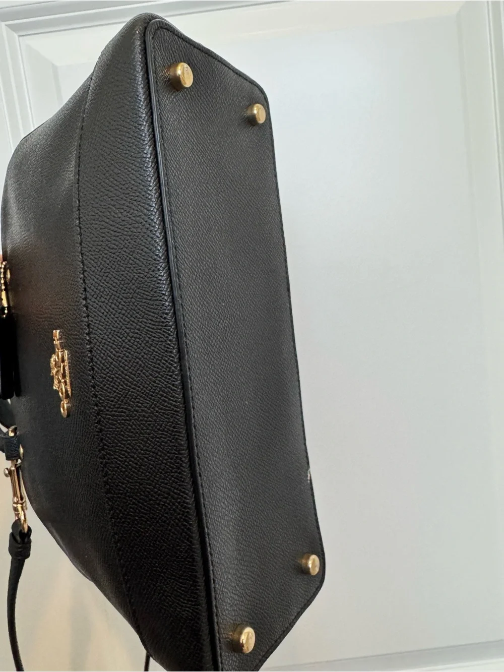 Coach Black Leather Sierra Satchel NWOT